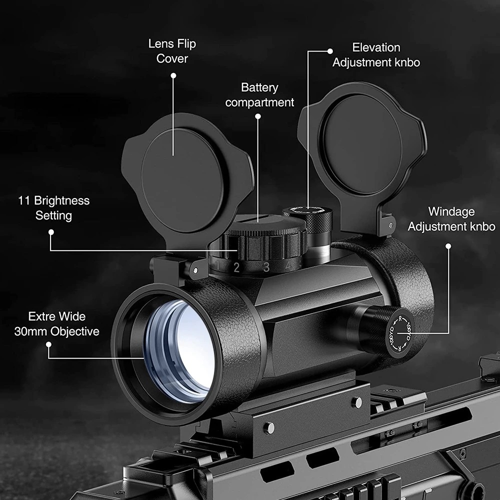 Tactical Red Dot Reflex Sight (RDRS) 1 x 30mm 3